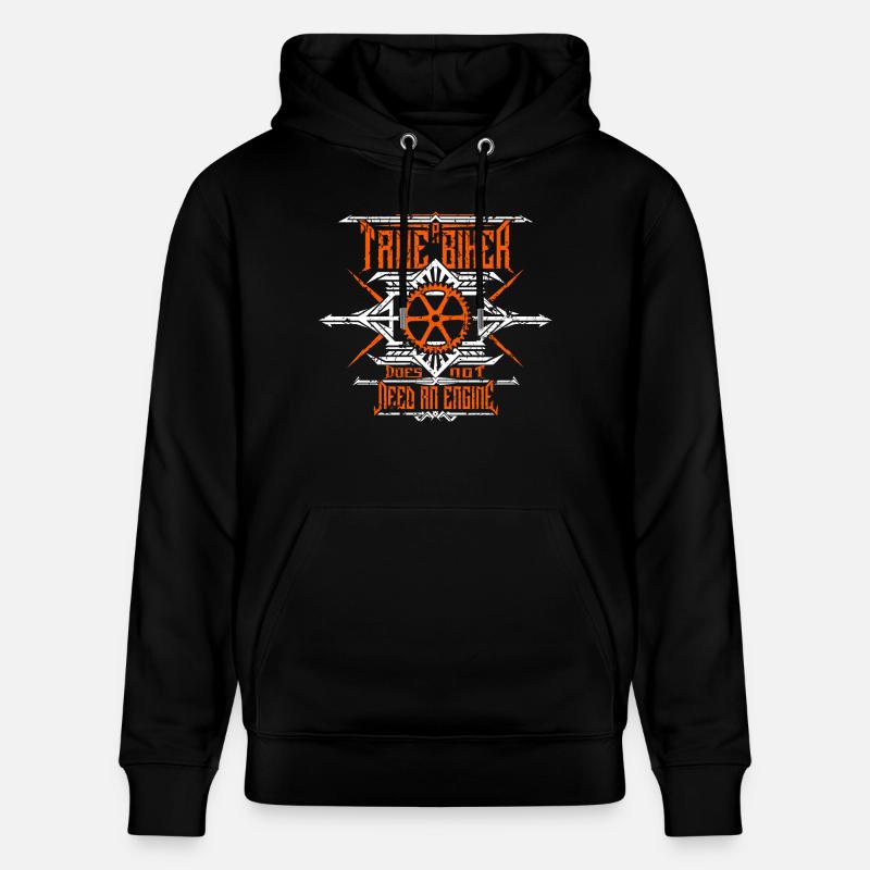 True Biker - Stanley/Stella Unisex Bio-Hoodie CRUISER  - Schwarz