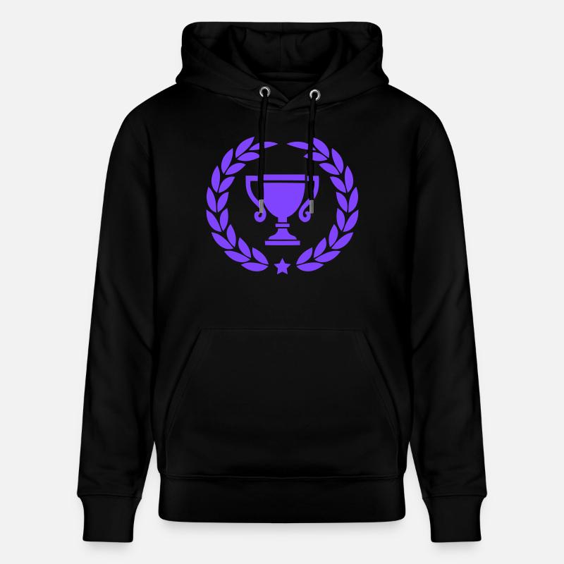 Couronne de laurier coupe - Sweat à capuche bio CRUISER Stanley/Stella Unisexe - noir
