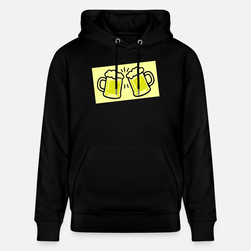 Bierglas Bier Symbol - Stanley/Stella Unisex Bio-Hoodie CRUISER  - Schwarz
