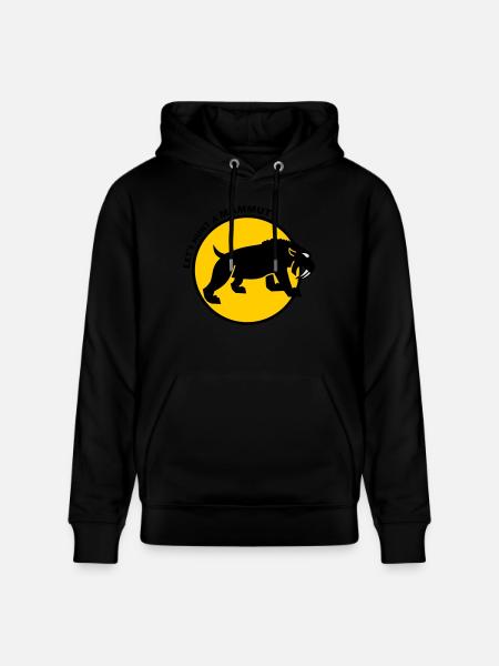 Saber-tooth tiger - Stanley/Stella CRUISER Unisex Organic Hoodie - black