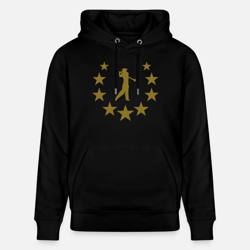 golf star - Sweat à capuche bio CRUISER Stanley/Stella Unisexe - noir