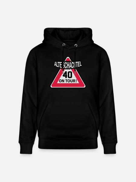 40 - Stanley/Stella CRUISER Unisex Organic Hoodie - black