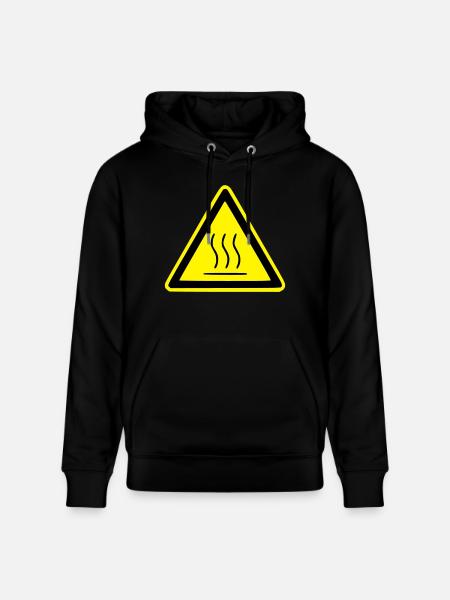 hot surface - Stanley/Stella Unisex Bio-Hoodie CRUISER  - Schwarz