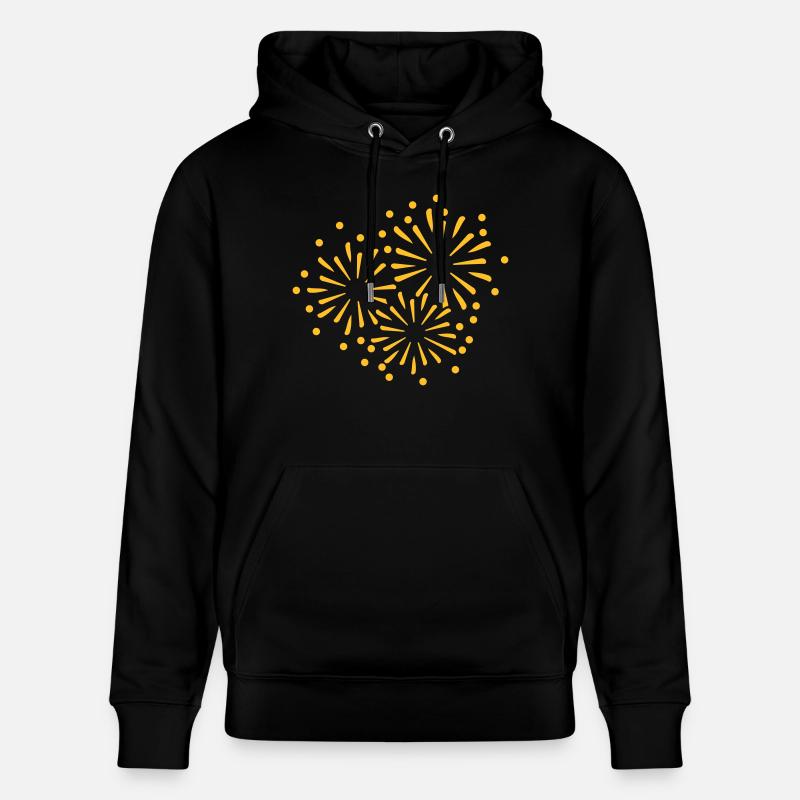 Feu d'artifice - Sweat à capuche bio CRUISER Stanley/Stella Unisexe - noir