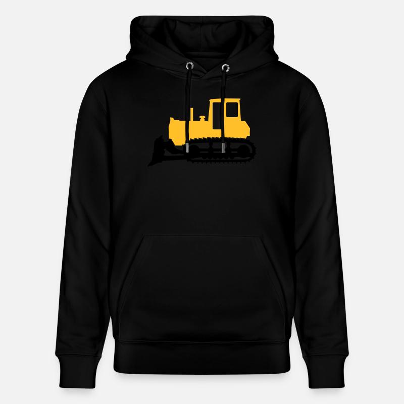 Bulldozer - Stanley/Stella Unisex Bio-Hoodie CRUISER  - Schwarz