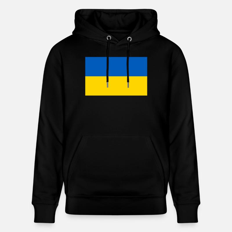Drapeau de l’Ukraine - Sweat à capuche bio CRUISER Stanley/Stella Unisexe - noir