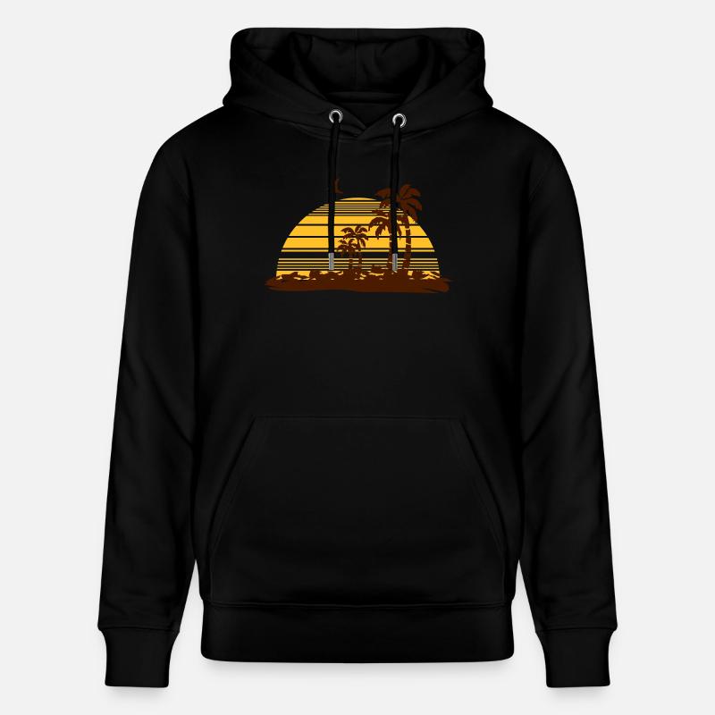 sunset - Sweat à capuche bio CRUISER Stanley/Stella Unisexe - noir