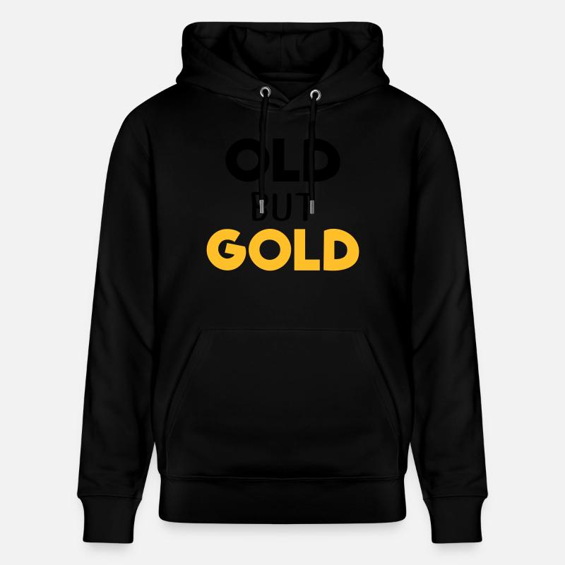 old but gold - Stanley/Stella Unisex Bio-Hoodie CRUISER  - Schwarz