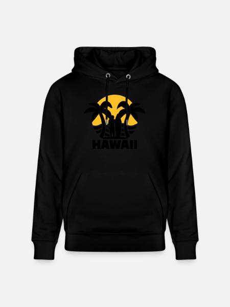 Hawaii - Stanley/Stella CRUISER Unisex Organic Hoodie - black