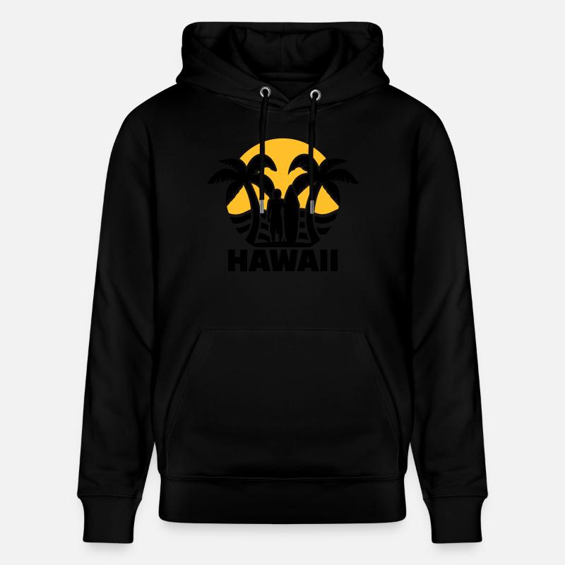 Hawaii - Sweat à capuche bio CRUISER Stanley/Stella Unisexe - noir