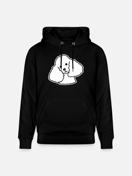 Pudel - Stanley/Stella Unisex Bio-Hoodie CRUISER  - Schwarz