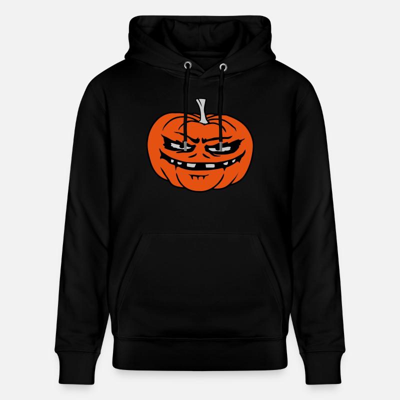 Evil Pumpkin Comic Halloween - Sweat à capuche bio CRUISER Stanley/Stella Unisexe - noir