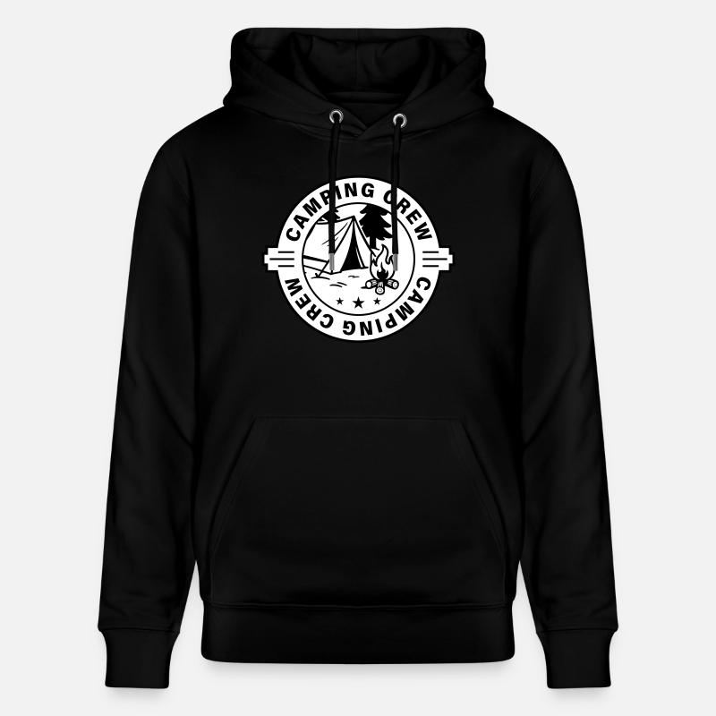 Tentes de camping - Sweat à capuche bio CRUISER Stanley/Stella Unisexe - noir