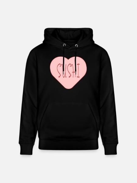 Sushi love sushi time - Stanley/Stella CRUISER Unisex Organic Hoodie - black
