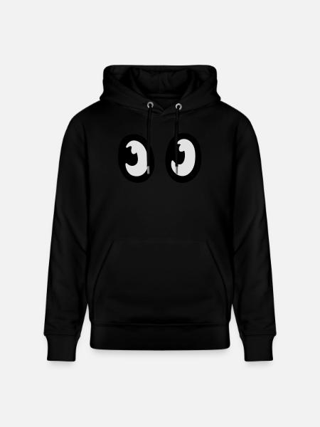 eyes - Stanley/Stella CRUISER Unisex Organic Hoodie - black