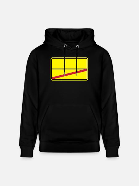 Ortsschild - Stanley/Stella Unisex Bio-Hoodie CRUISER  - Schwarz