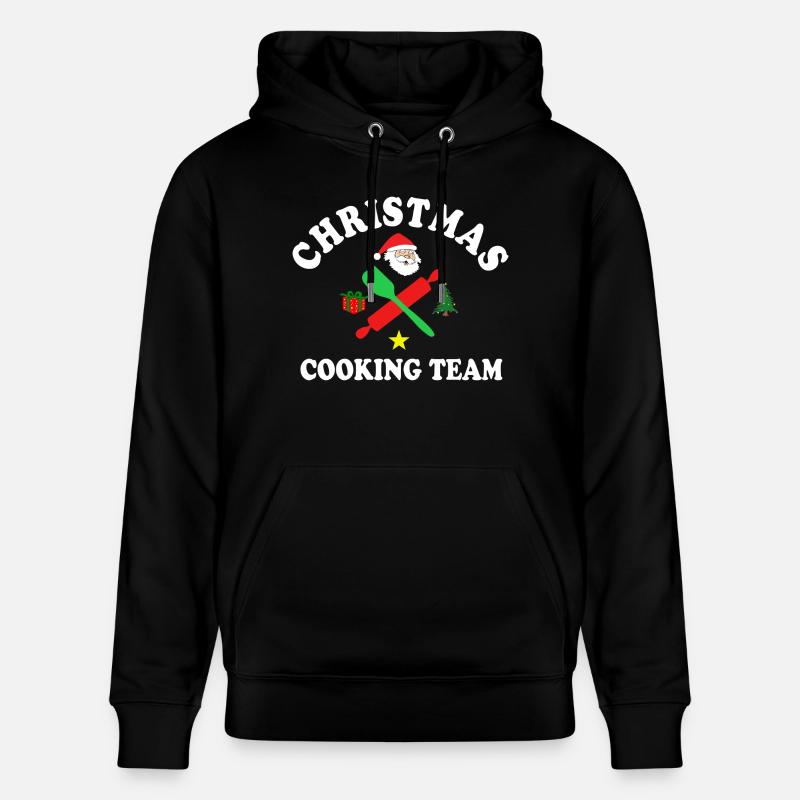 Christmas Cooking Team - Sweat à capuche bio CRUISER Stanley/Stella Unisexe - noir