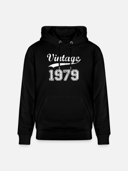 1979 - Stanley/Stella Unisex Bio-Hoodie CRUISER - Schwarz