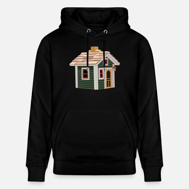 cabane - Sweat à capuche bio CRUISER Stanley/Stella Unisexe - noir