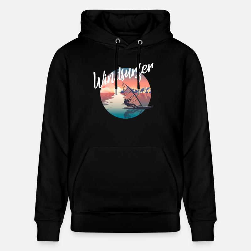 Windsurfer - Sweat à capuche bio CRUISER Stanley/Stella Unisexe - noir