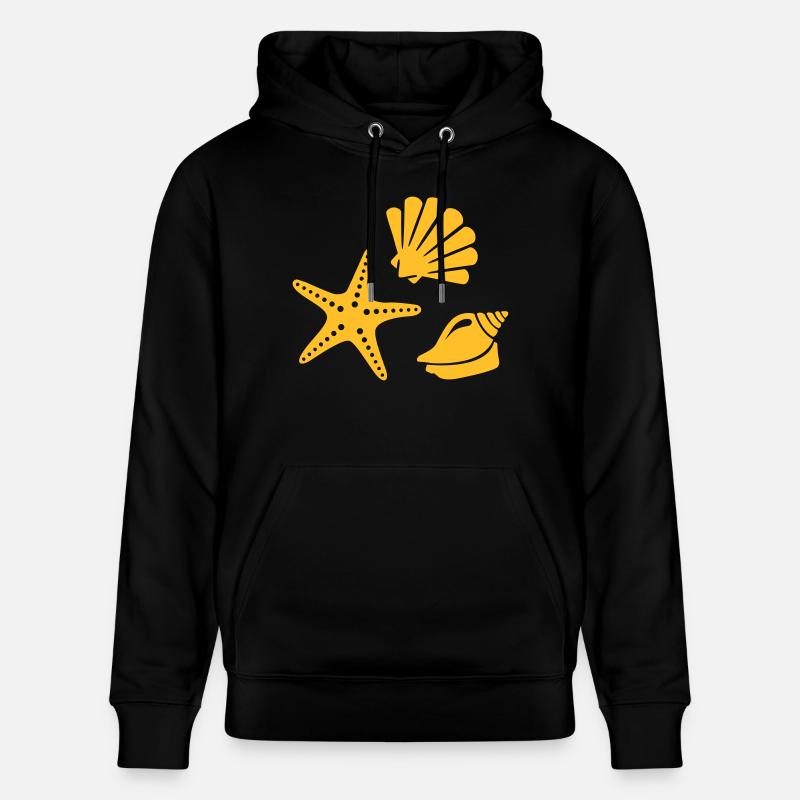 Coquillage - Sweat à capuche bio CRUISER Stanley/Stella Unisexe - noir