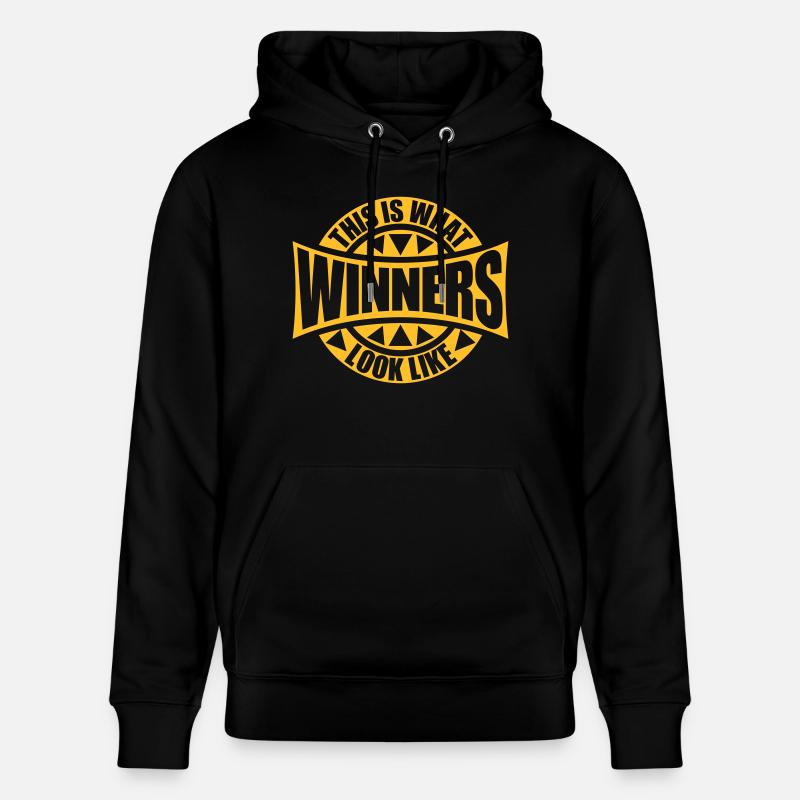 What Winners Look Like - Stanley/Stella CRUISER Unisex Organic Hoodie - black