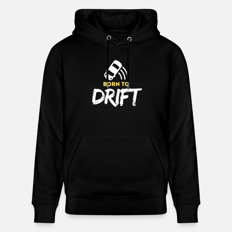 Né pour le drift - Sweat à capuche bio CRUISER Stanley/Stella Unisexe - noir