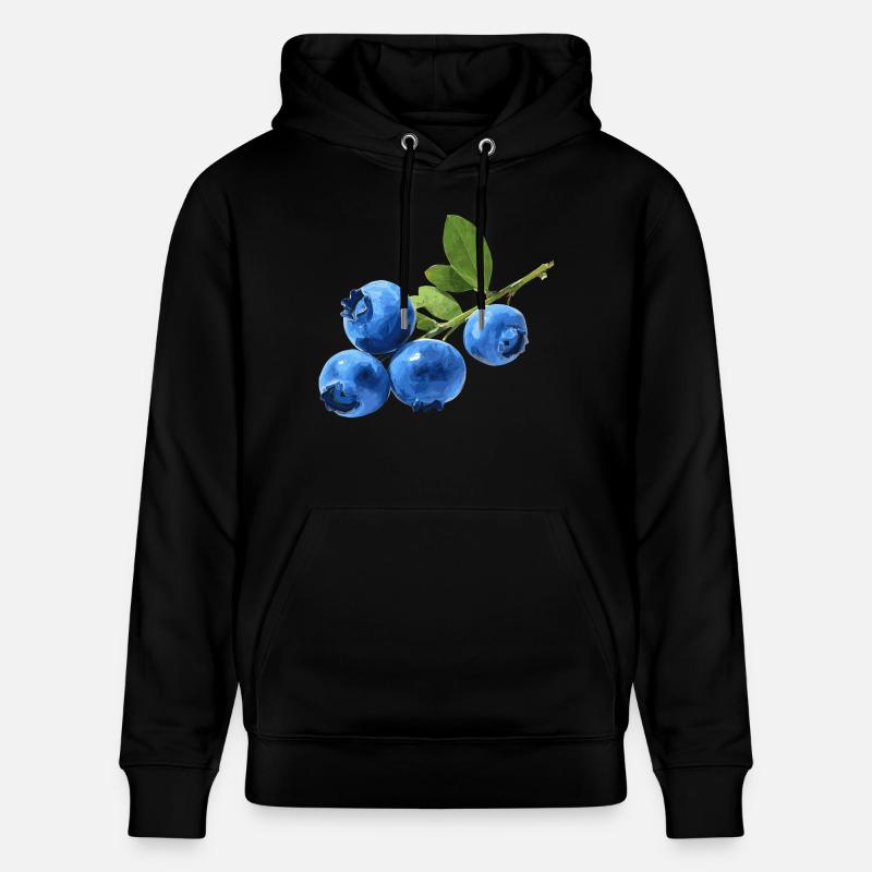 Blaubeeren - Stanley/Stella Unisex Bio-Hoodie CRUISER  - Schwarz