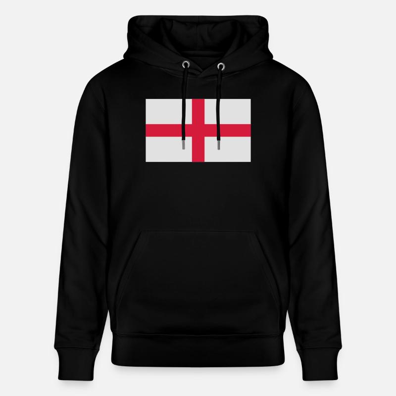 Angleterre - Sweat à capuche bio CRUISER Stanley/Stella Unisexe - noir