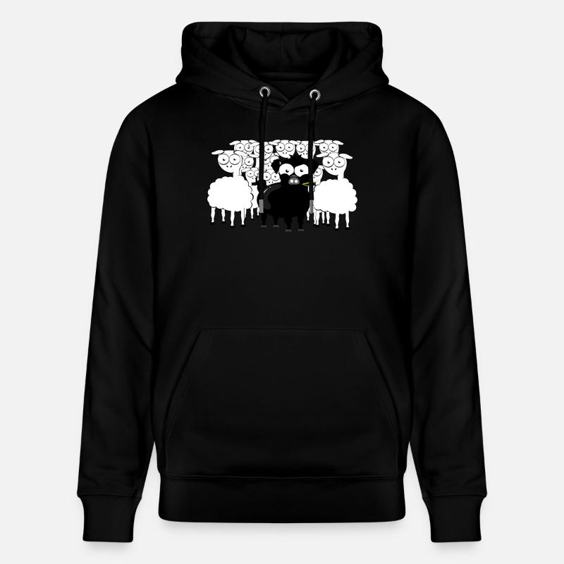 Schwarzes Schwein - Stanley/Stella Unisex Bio-Hoodie CRUISER  - Schwarz