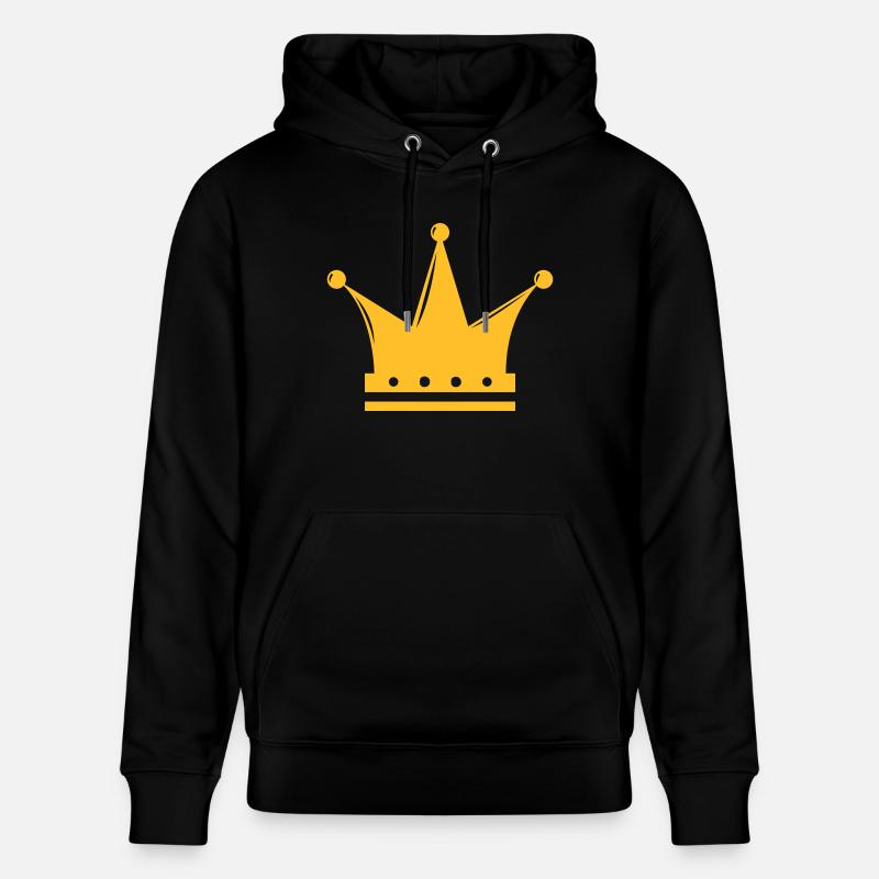krönchen - Stanley/Stella Unisex Bio-Hoodie CRUISER  - Schwarz