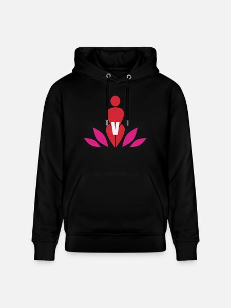 obr Blume - Stanley/Stella Unisex Bio-Hoodie CRUISER - Schwarz