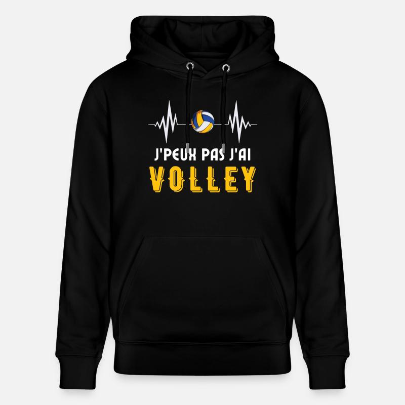 Volley - Sweat à capuche bio CRUISER Stanley/Stella Unisexe - noir