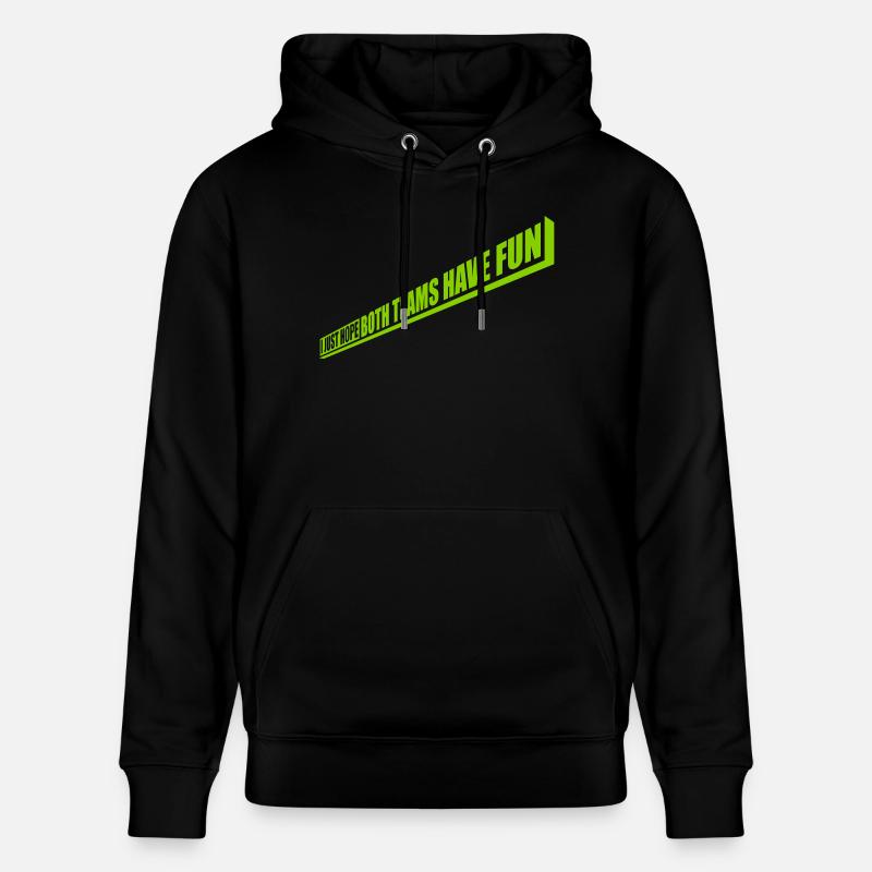 Both Teams Have Fun - Stanley/Stella Unisex Bio-Hoodie CRUISER  - Schwarz