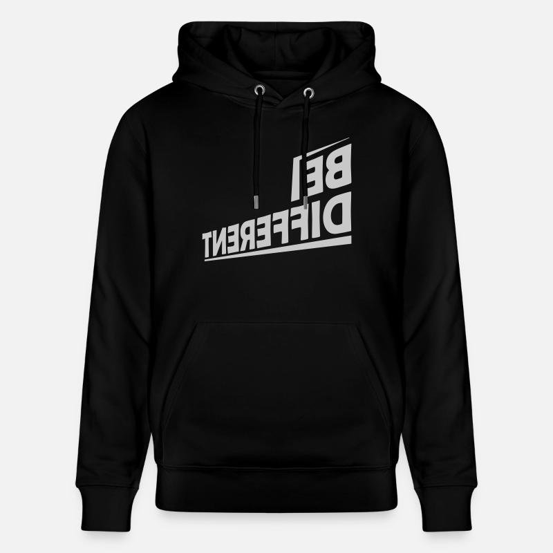 Soyez différent Logo Design - Sweat à capuche bio CRUISER Stanley/Stella Unisexe - noir