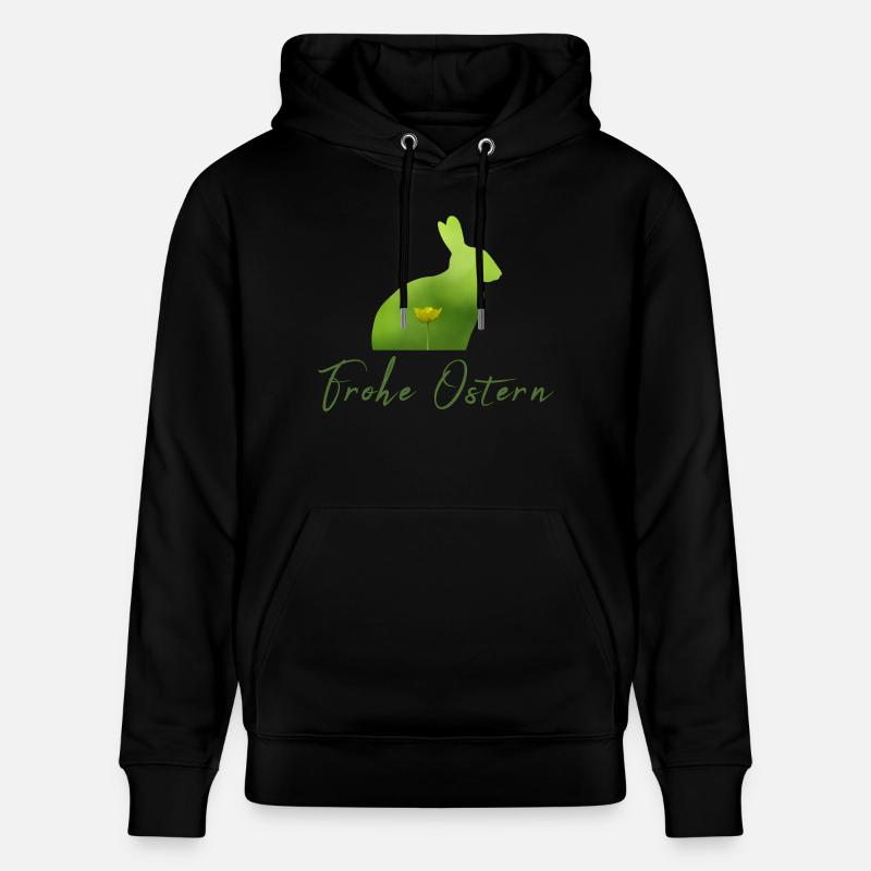 Joyeuses Pâques Pâques - Sweat à capuche bio CRUISER Stanley/Stella Unisexe - noir