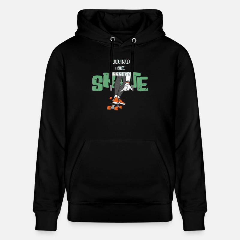 Skateboard - Sweat à capuche bio CRUISER Stanley/Stella Unisexe - noir