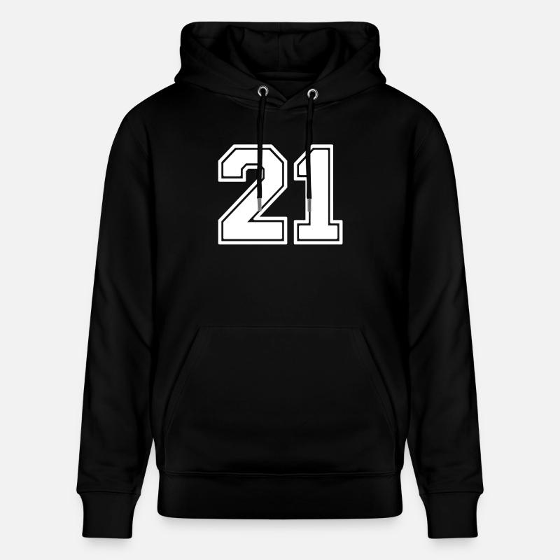 21 - Stanley/Stella Unisex Bio-Hoodie CRUISER  - Schwarz