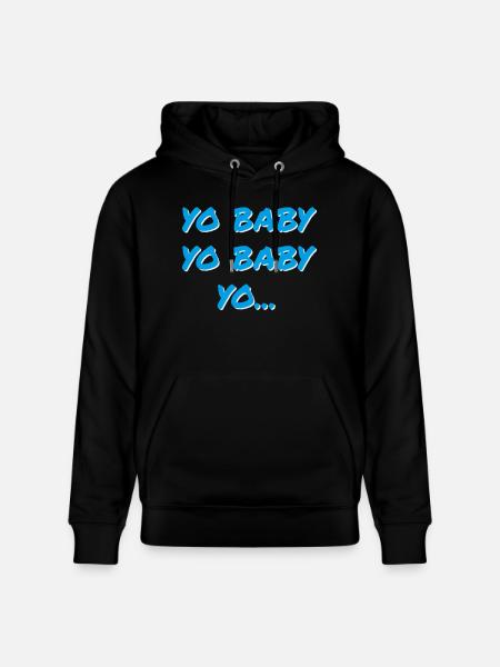 YO BABY YO BABY YO - Stanley/Stella Uniseks bio-hoodie CRUISER  - zwart