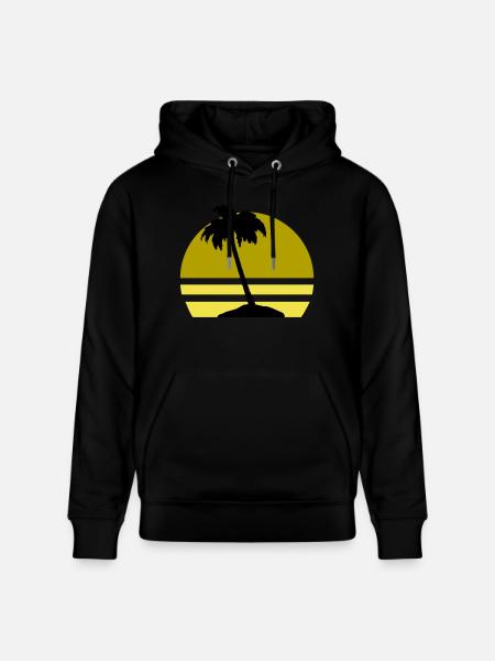 Palm Island - Stanley/Stella CRUISER Unisex Organic Hoodie - black