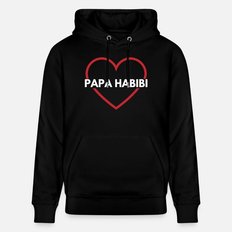 Papa habibi - papa d’amour - Sweat à capuche bio CRUISER Stanley/Stella Unisexe - noir