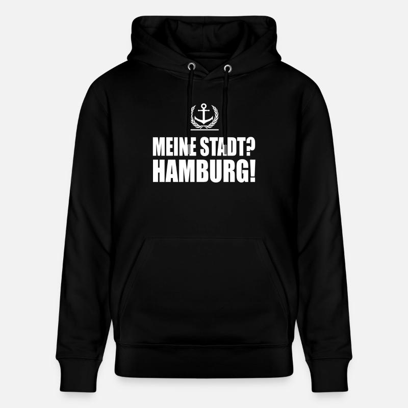 Hambourg - Sweat à capuche bio CRUISER Stanley/Stella Unisexe - noir