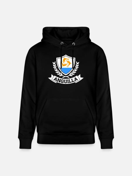 Anguilla - Stanley/Stella CRUISER Unisex Organic Hoodie - black