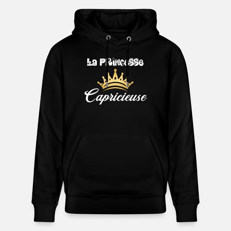 La princesse capricieuse - Sweat à capuche bio CRUISER Stanley/Stella Unisexe - noir