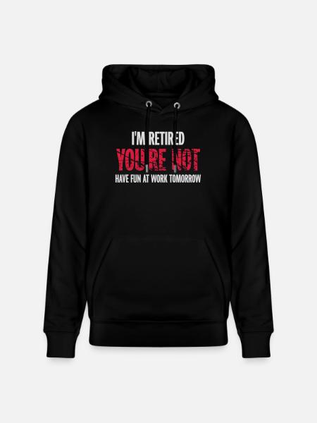have fun at work - Stanley/Stella CRUISER Unisex Organic Hoodie - black