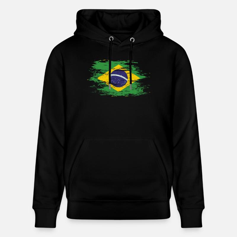 Brésil utilisé - Sweat à capuche bio CRUISER Stanley/Stella Unisexe - noir