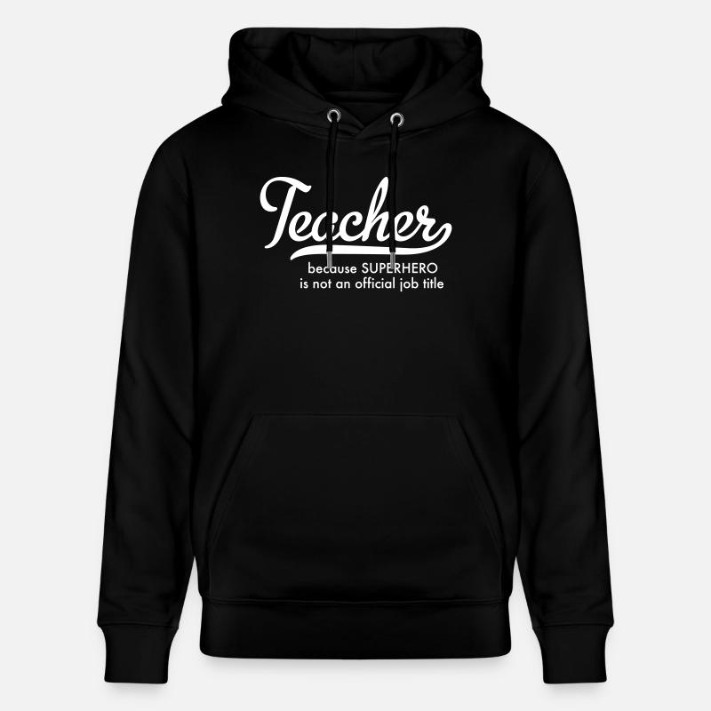 Enseignant - Sweat à capuche bio CRUISER Stanley/Stella Unisexe - noir