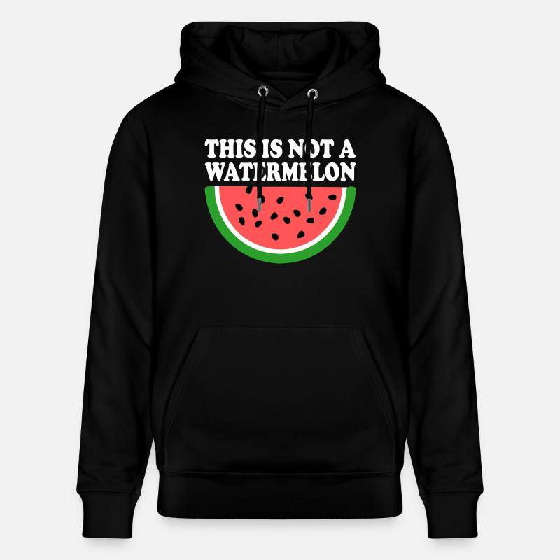 THIS IS NOT A WATERMELON - Sweat à capuche bio CRUISER Stanley/Stella Unisexe - noir