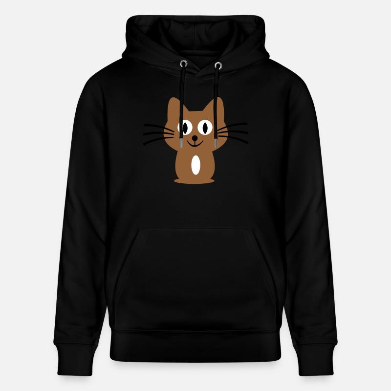 Chat - Sweat à capuche bio CRUISER Stanley/Stella Unisexe - noir