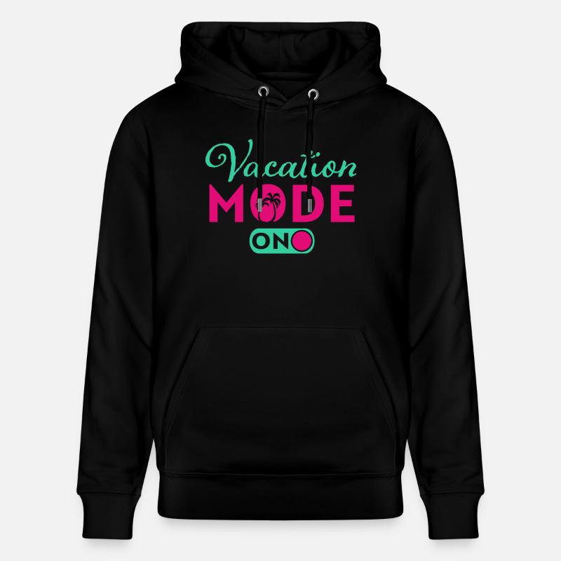 Mode vacances activé - Sweat à capuche bio CRUISER Stanley/Stella Unisexe - noir